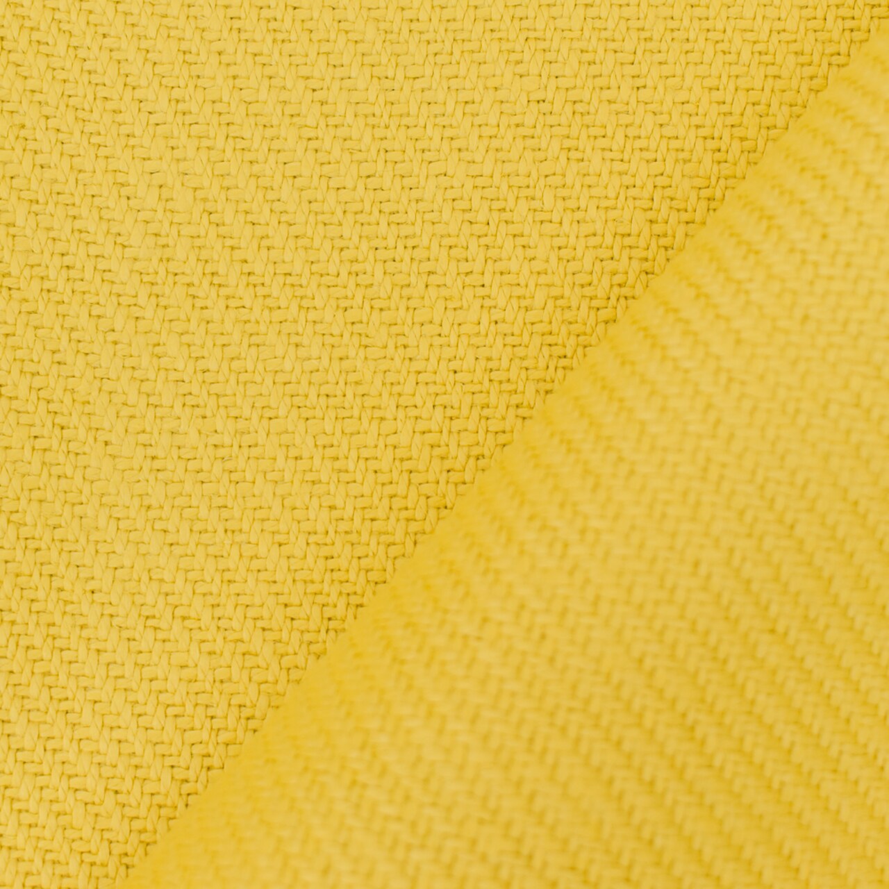 Yellow Moygashel Twill Irish Linen Solid Woven Home Decorating Fabric By the Yard